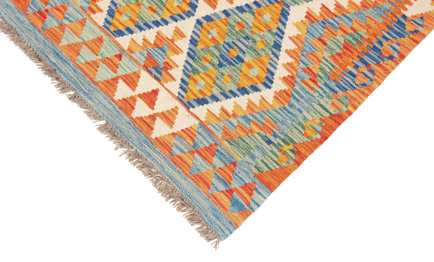 Kilim afgano | 396 x 84 cm