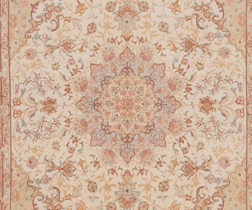 Alfombra persiana Tabriz 50Raj | 206 x 150 cm