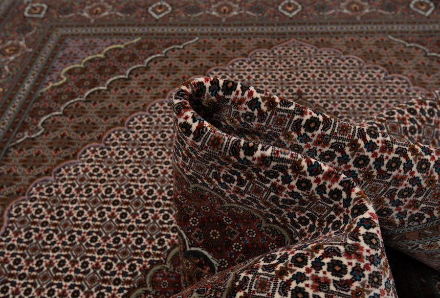Alfombra persiana Tabriz 50Raj | 255 x 202 cm