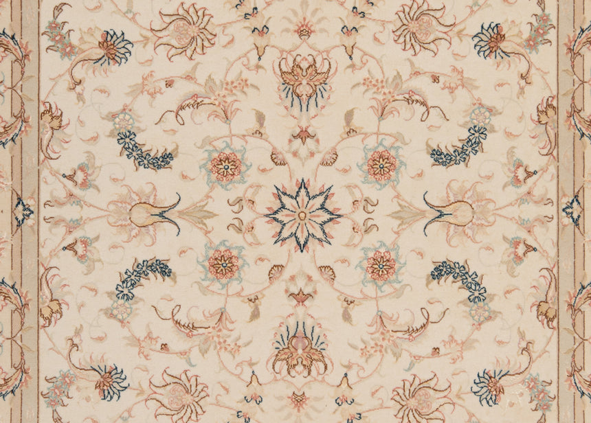 Alfombra persiana Tabriz 50Raj | 198 x 147 cm