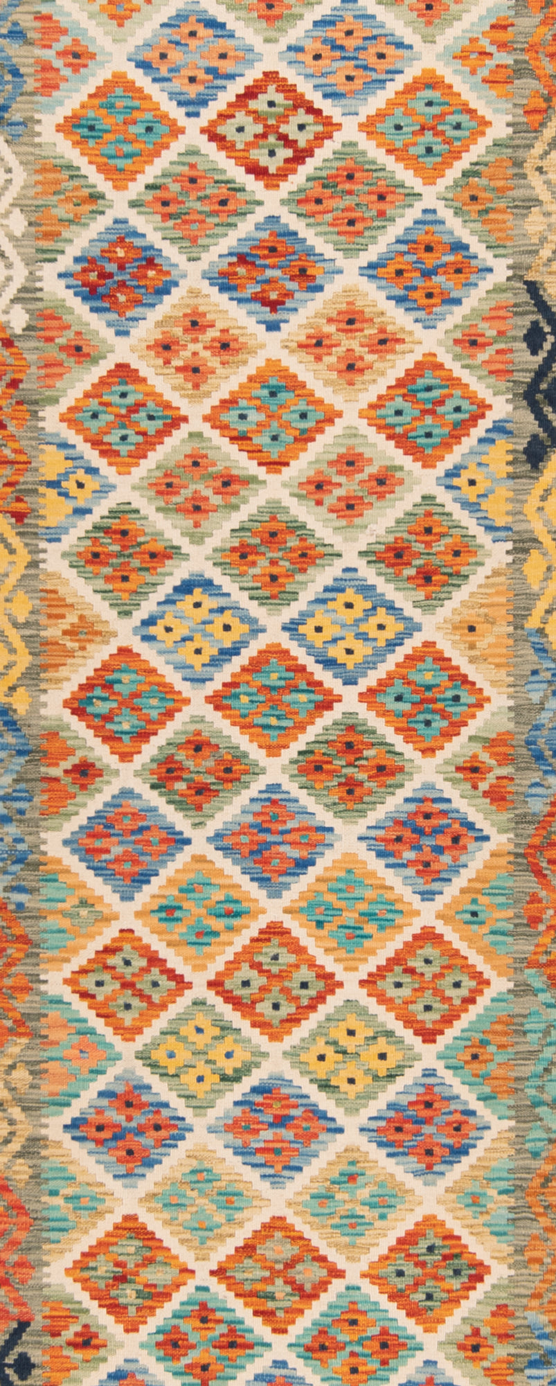 Kilim afgano | 388 x 81 cm