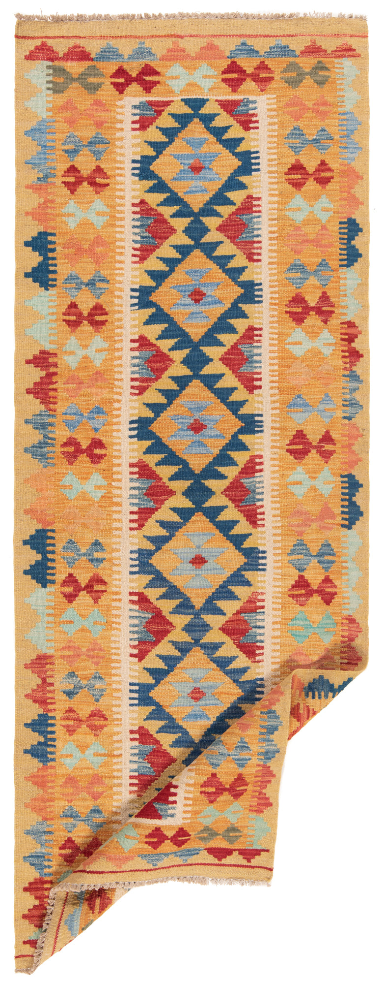 Kilim afgano | 206 x 78 cm