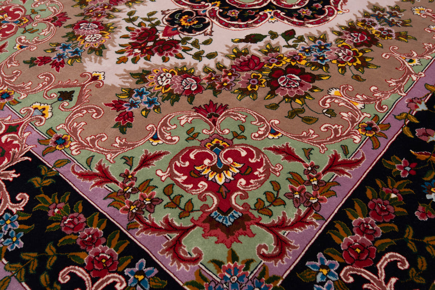 Alfombra persiana Tabriz 50Raj | 215 x 155 cm