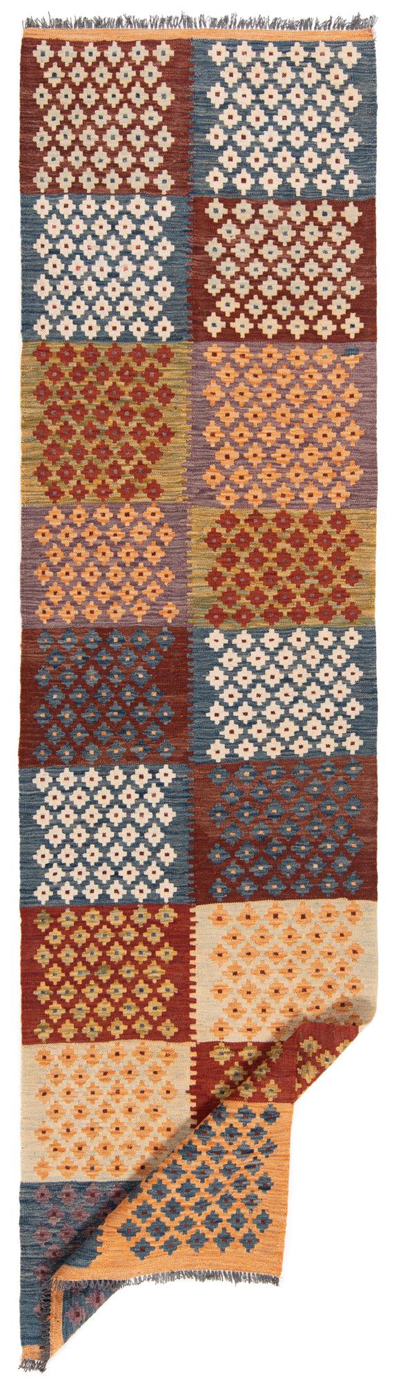 Kilim afgano | 296 x 78 cm