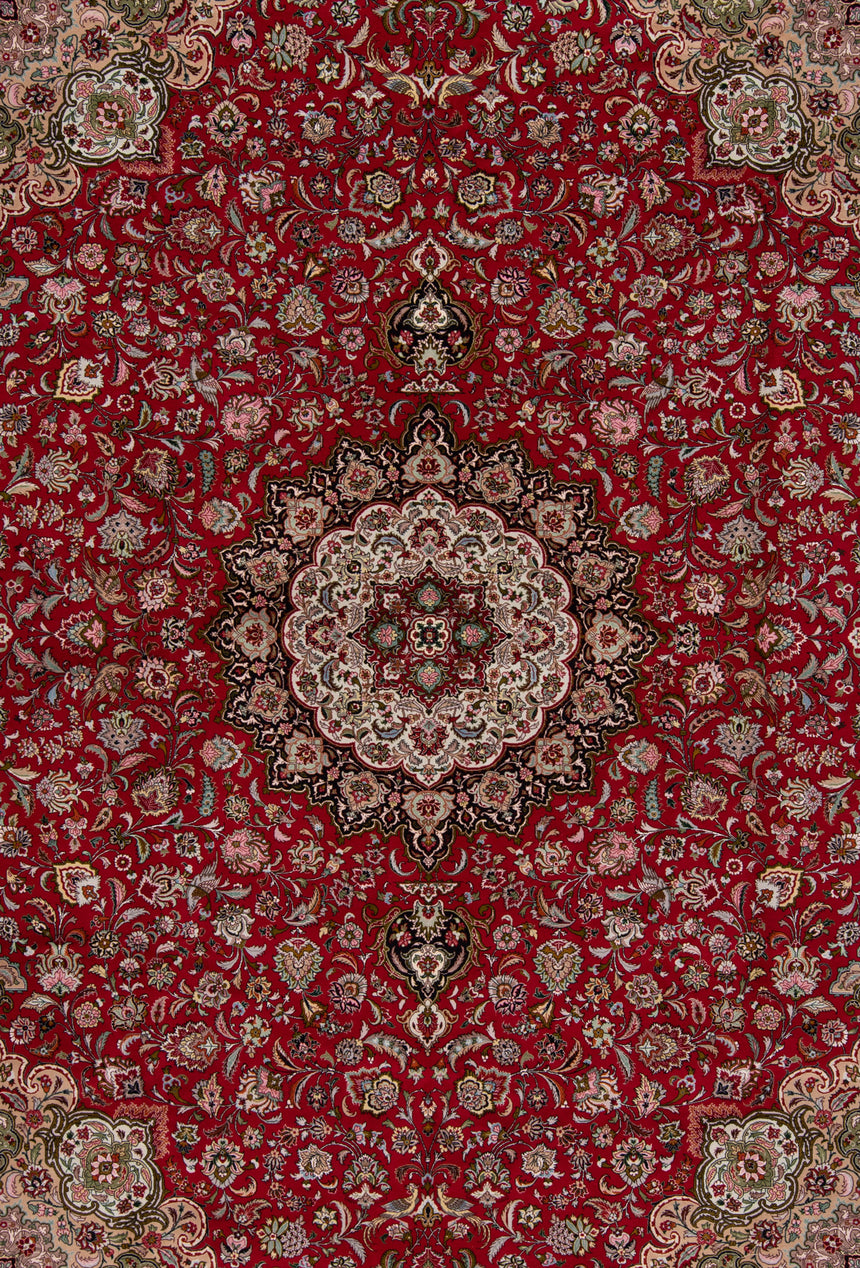 Alfombra persiana Tabriz 50Raj | 396 x 304 cm