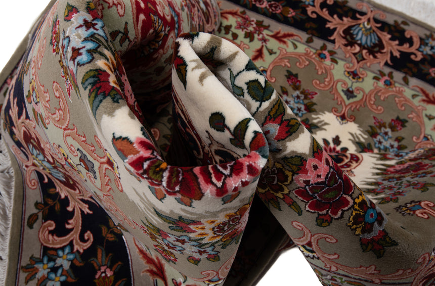 Alfombra persiana Tabriz 50Raj | 216 x 155 cm