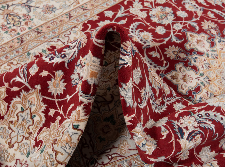 Isfahan Alfombra Persa | 306 x 203 cm