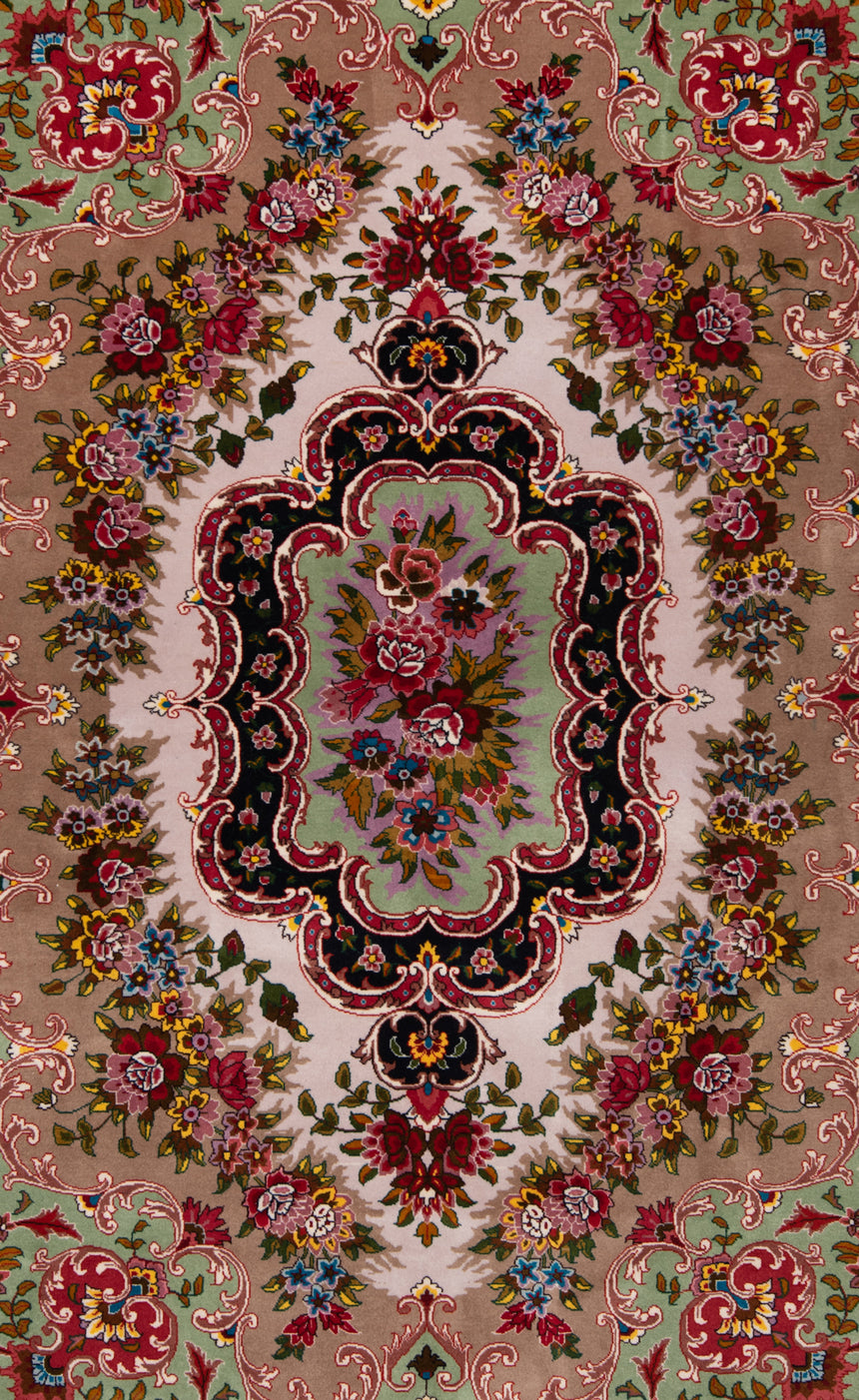 Alfombra persiana Tabriz 50Raj | 215 x 155 cm