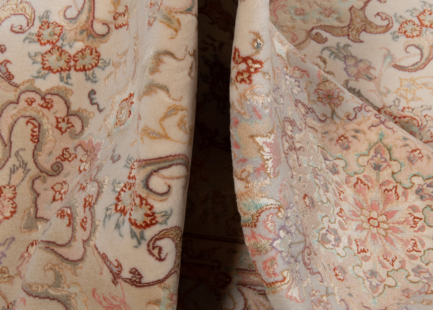 Alfombra persiana Tabriz 50Raj | 206 x 150 cm