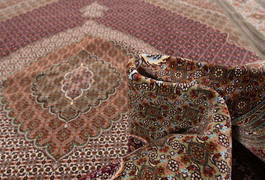 Alfombra persiana Tabriz 50Raj | 397 x 306 cm