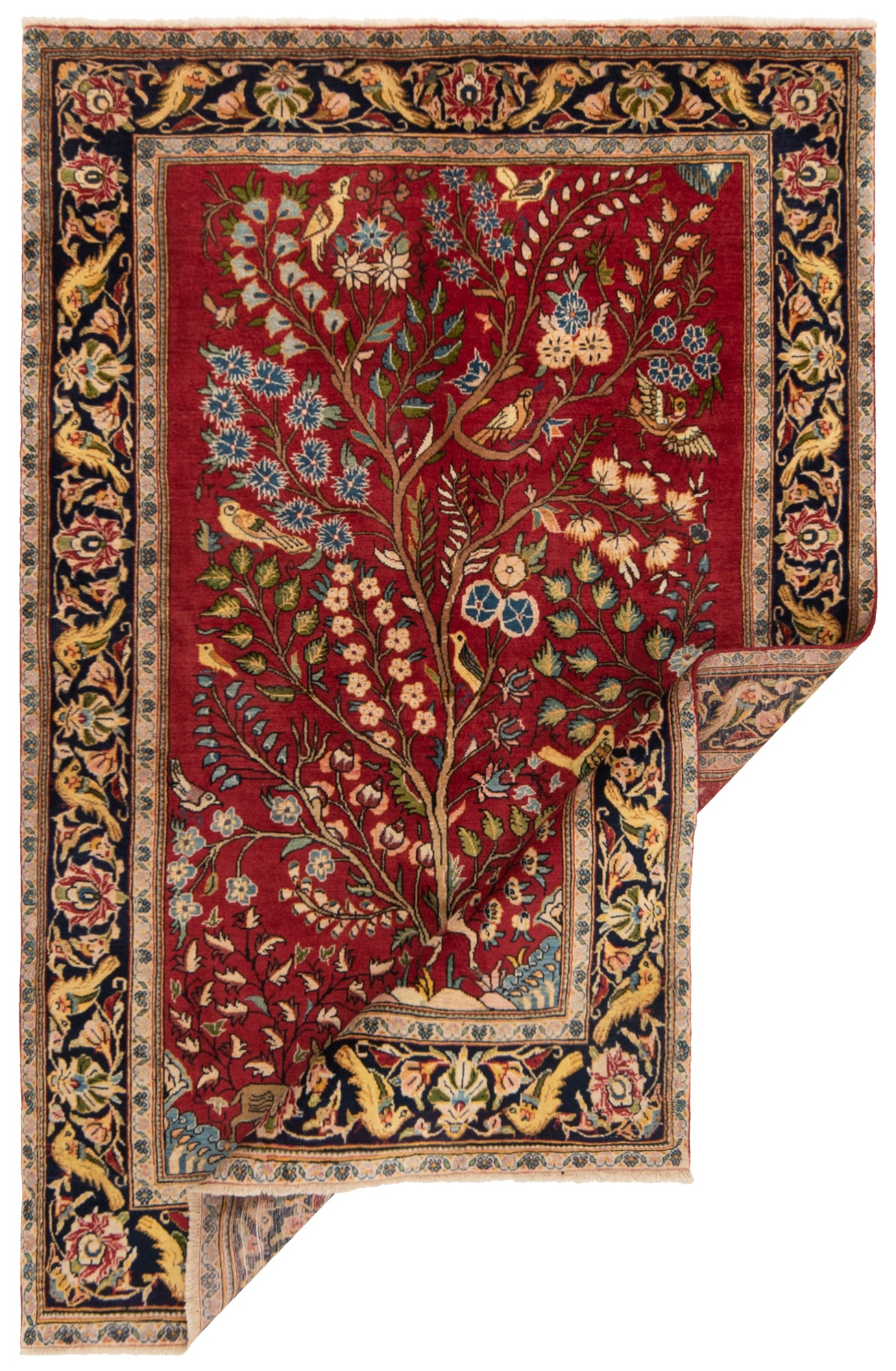 Alfombra persa Kashan | 217 x 140 cm