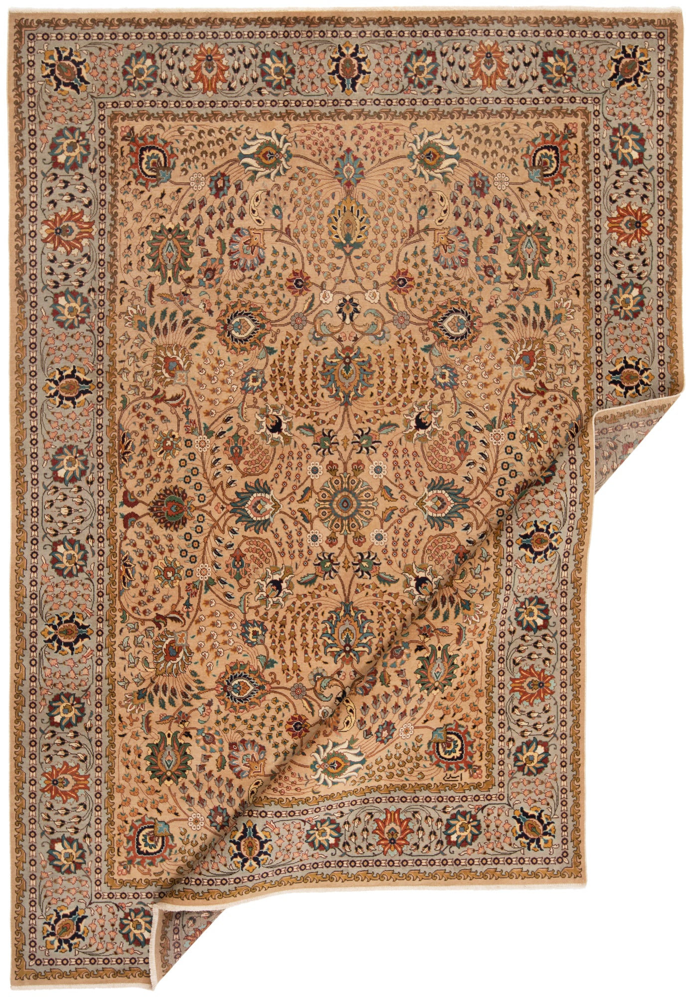Alfombra persa Tabriz | 346 x 239 cm