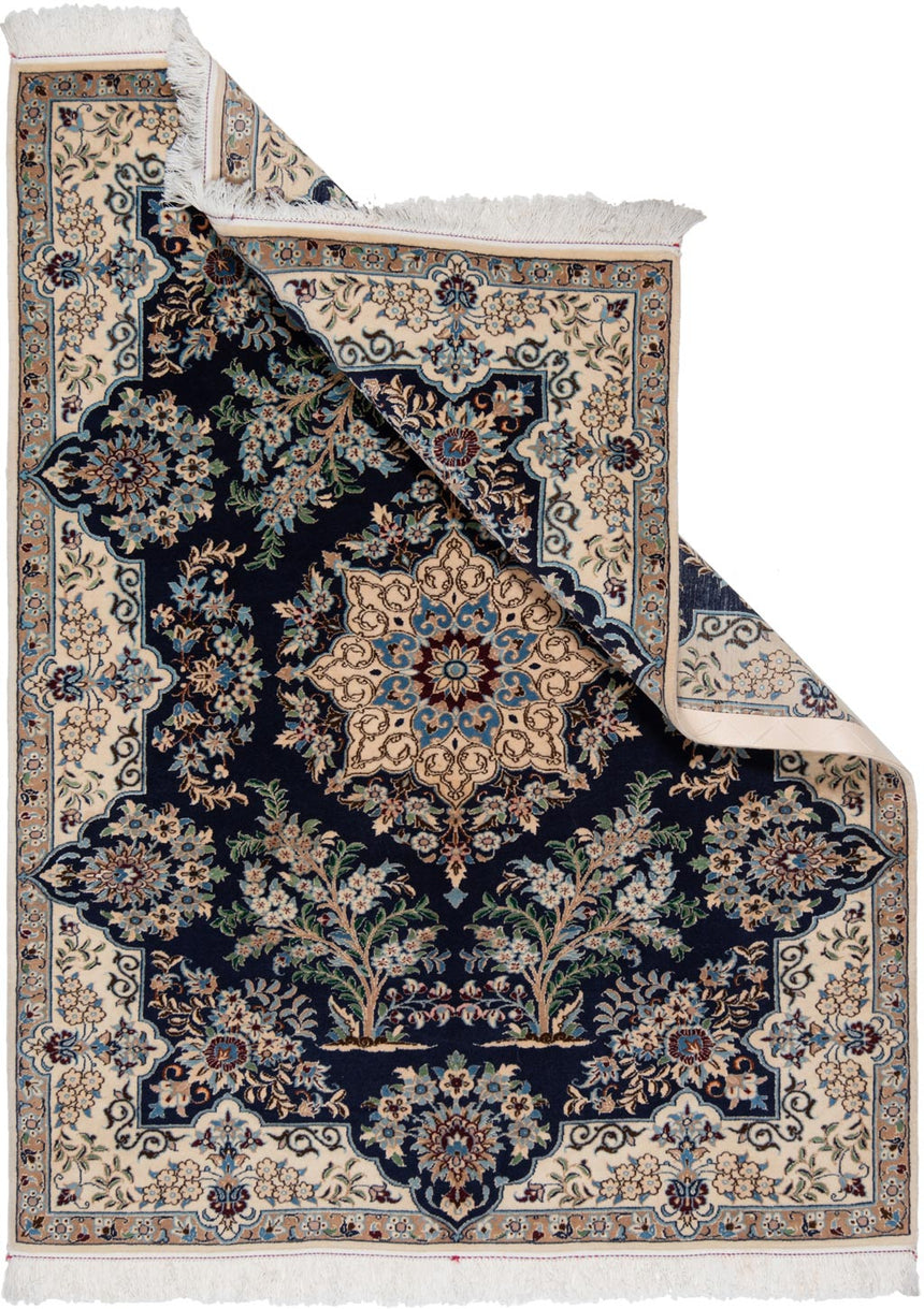 Nain 6la Alfombra Persiana | 132 x 97 cm