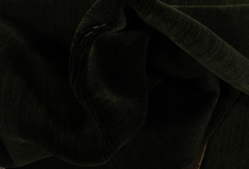 Handloom Alfombra Negra | 202 x 147 cm