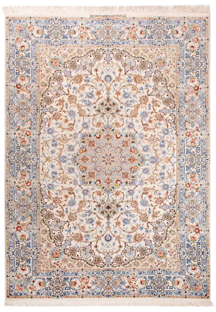 Alfombra Persa Isfahan Firmada | 305 x 202 cm