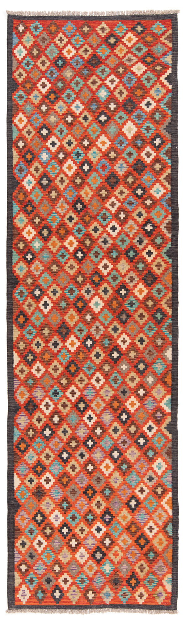 Kilim afghano | 294 x 87 cm