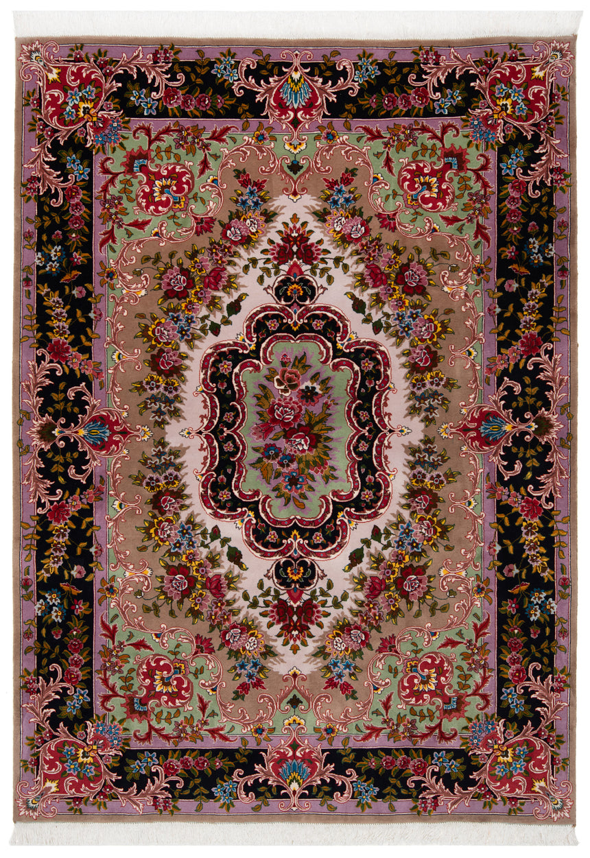 Alfombra persiana Tabriz 50Raj | 215 x 155 cm