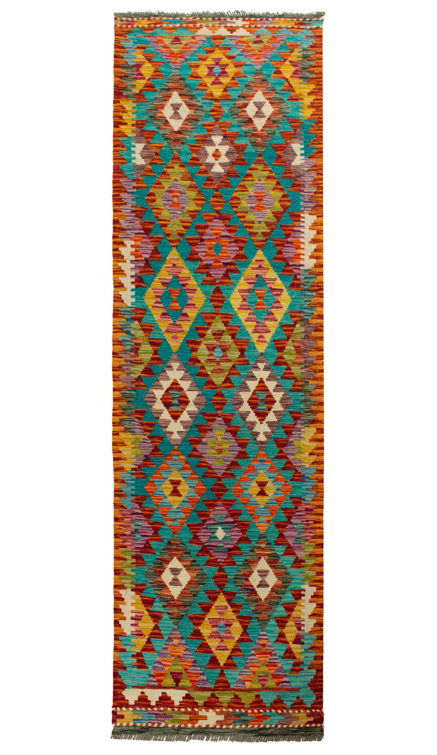 Kilim Afgano | 257 x 78 cm