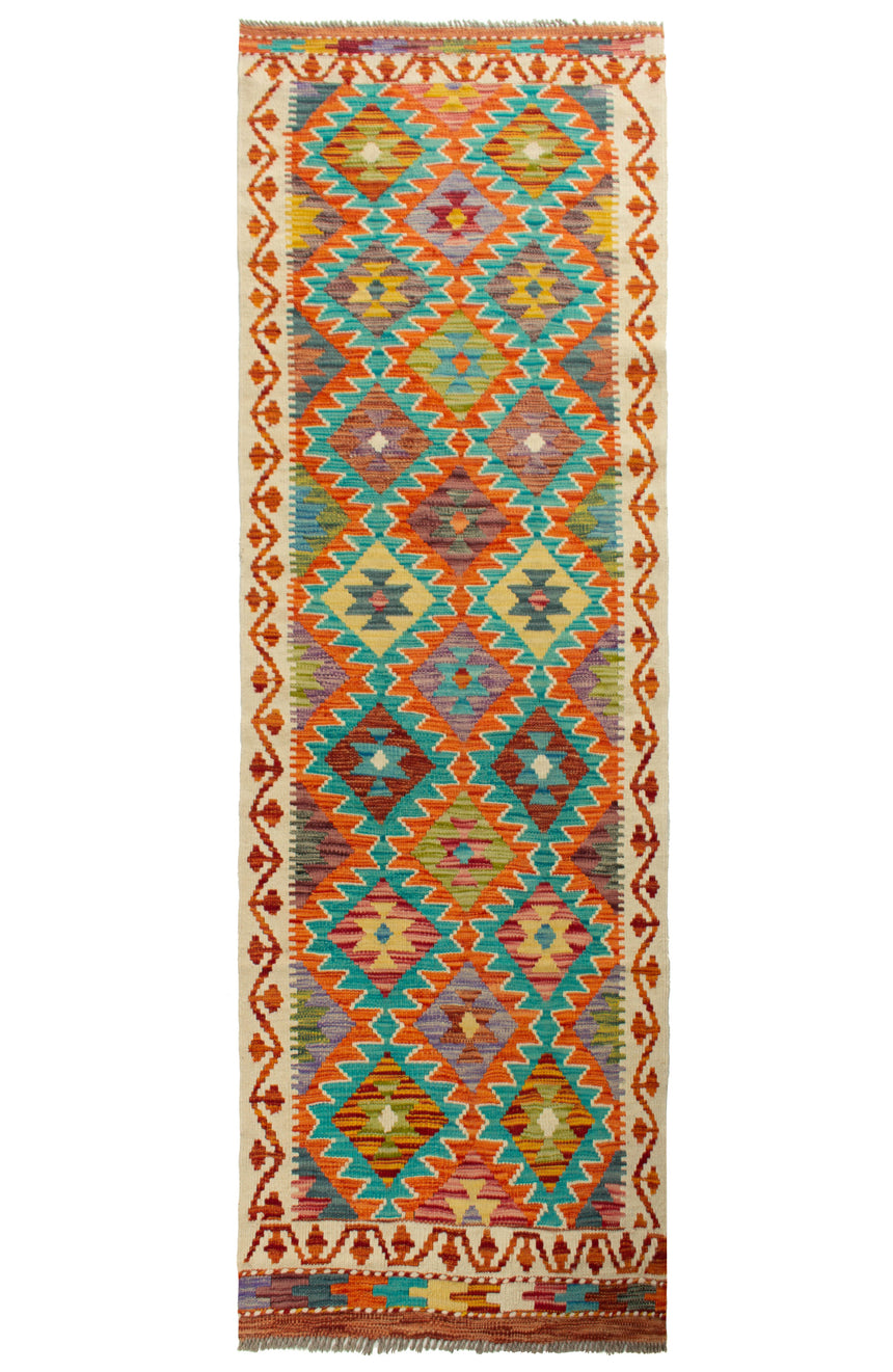 Afghan Kilim | 244 x 77 cm