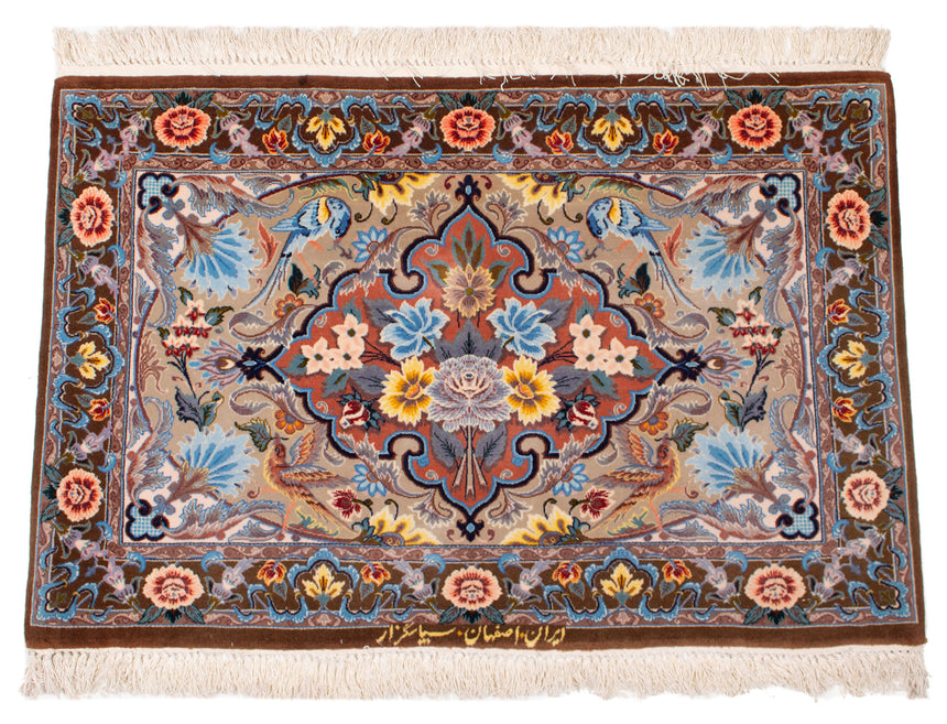 Isfahan Persian Rug | 102 x 67 cm