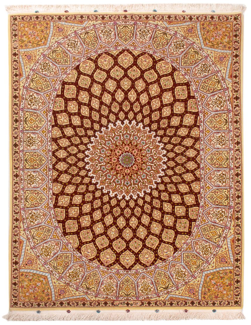Alfombra Persa Tabriz 50Raj | 206 x 153 cm