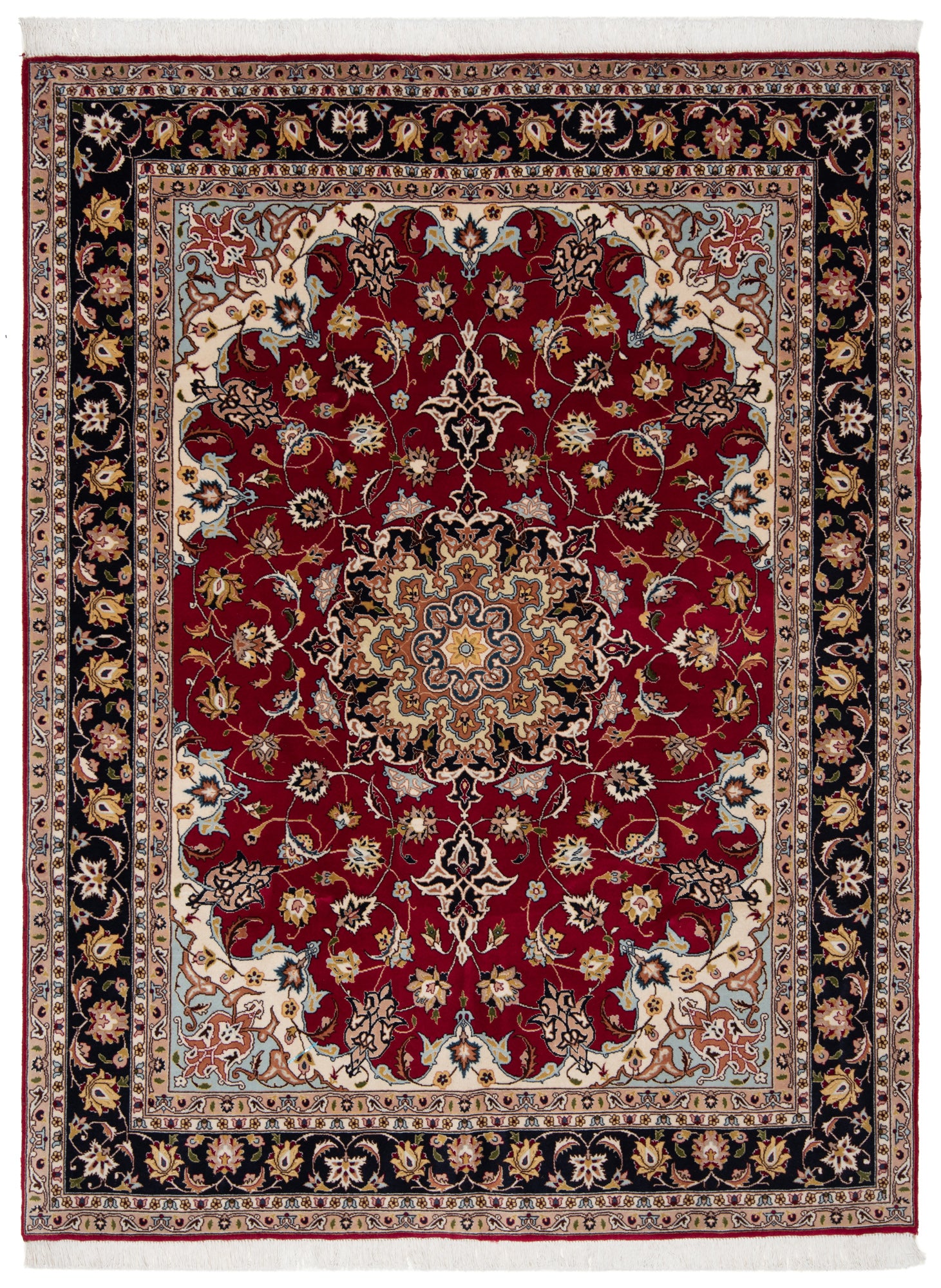 Persian rug Tabriz 50Raj | 209 x 157cm