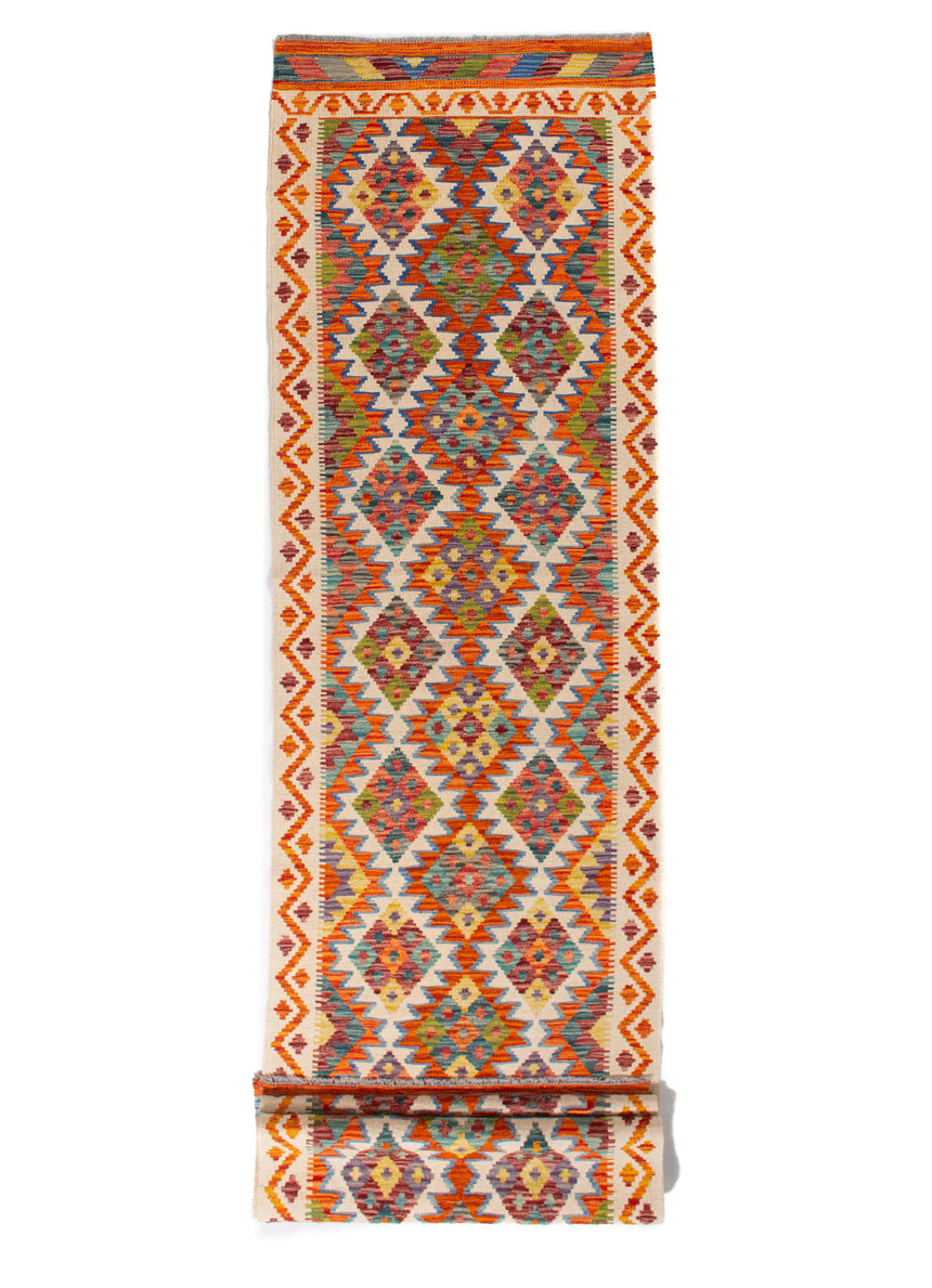 Afghan Kilim | 463 x 78 cm