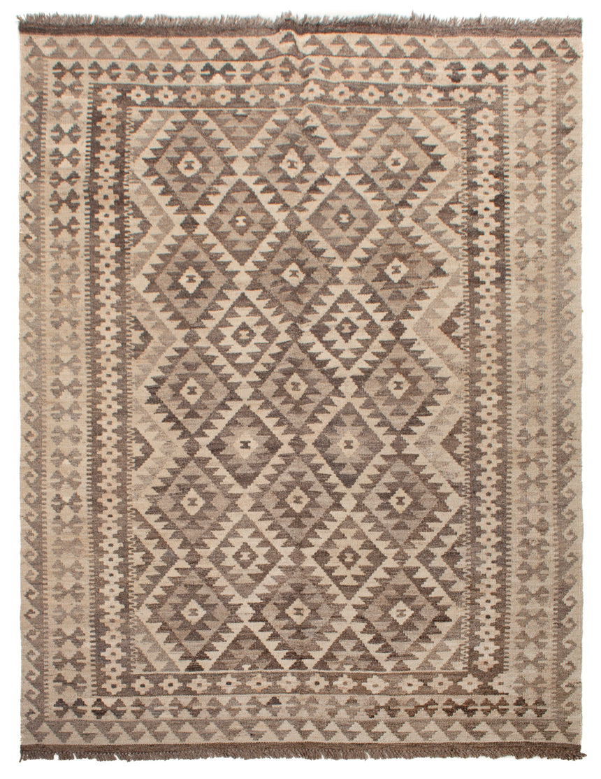 Gray Afghan Kilim | 196 x 149cm