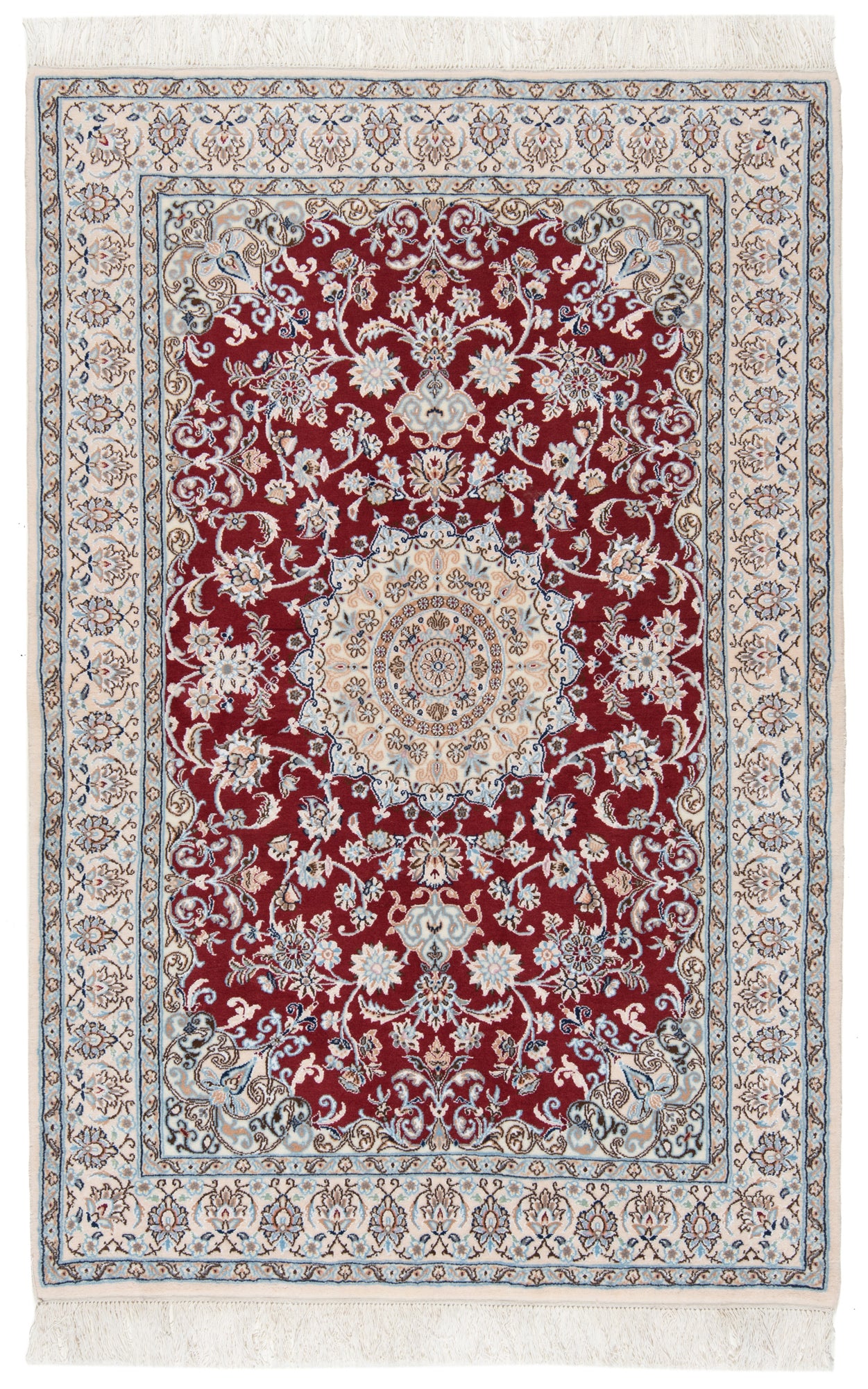 Alfombra persa Nain 9La | 197 x 130 cm