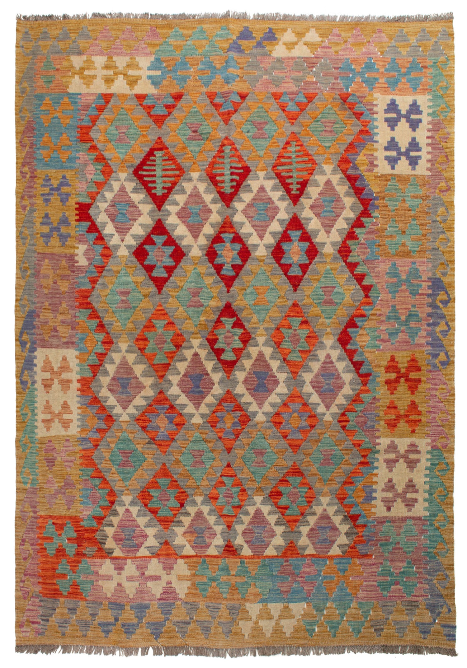 Kilim afegão | 246x177cm