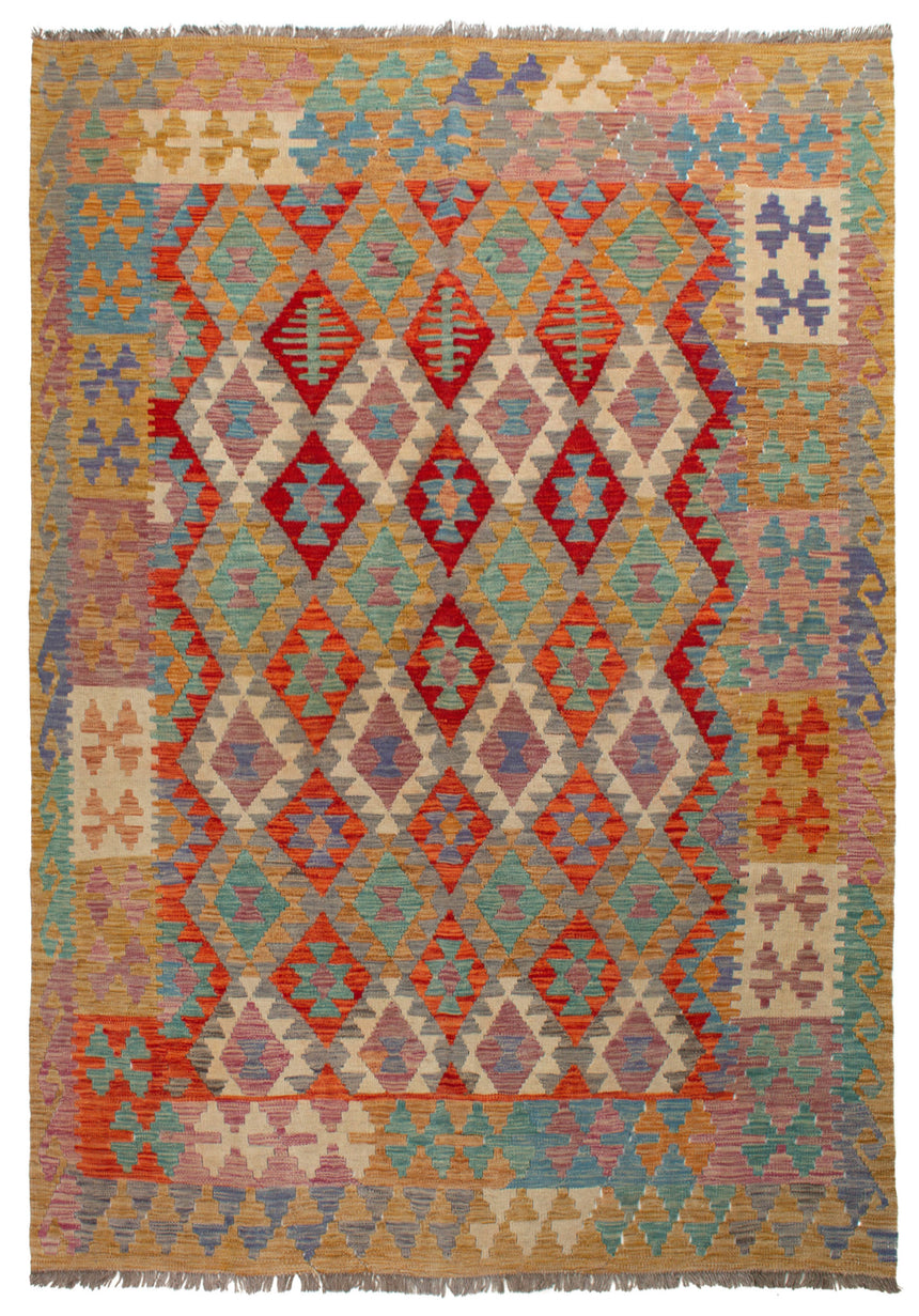 Kilim afegão | 246x177cm