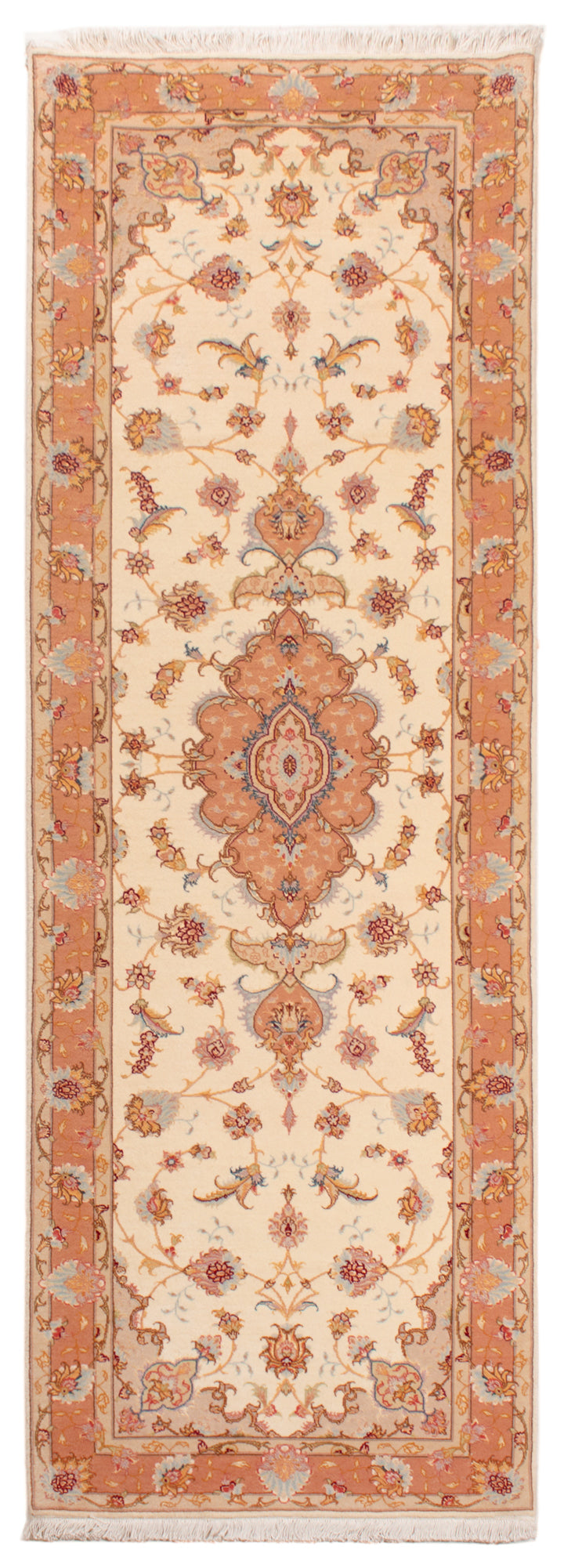 Alfombra Persa Tabriz 50Raj | 246 x 78 cm