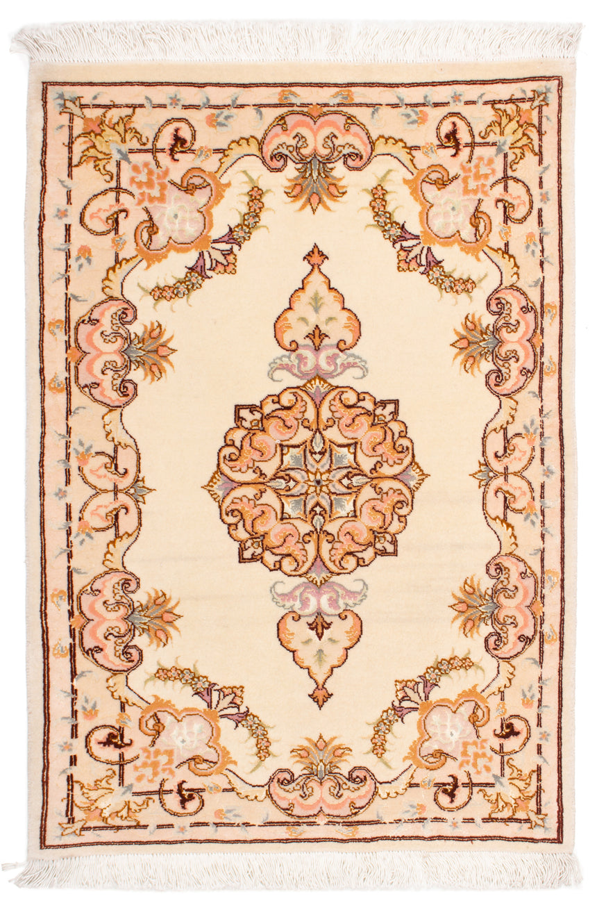 Alfombra Persa Tabriz 50Raj | 90 x 60 cm