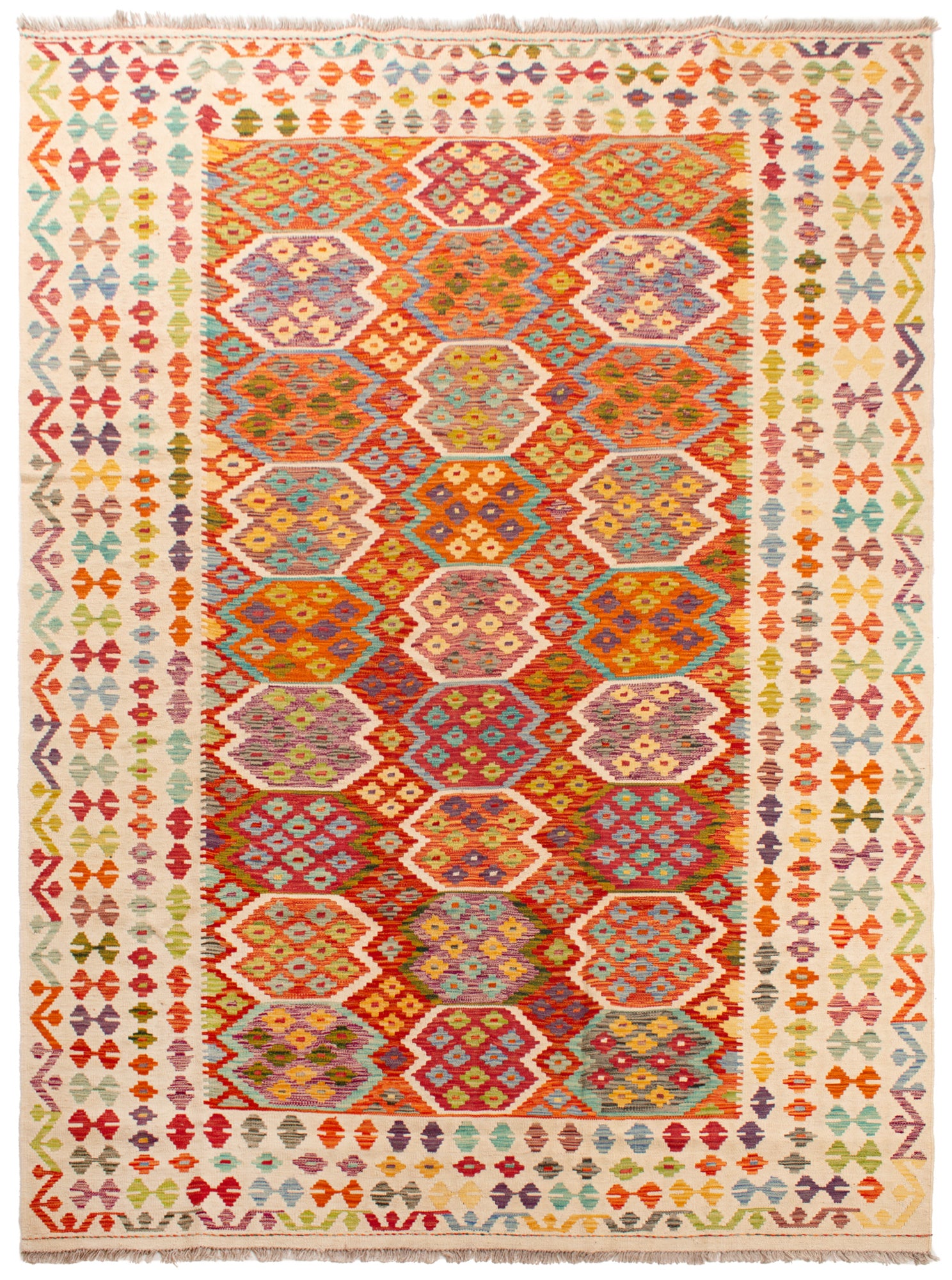 Kilim afgano | 306 x 199 cm