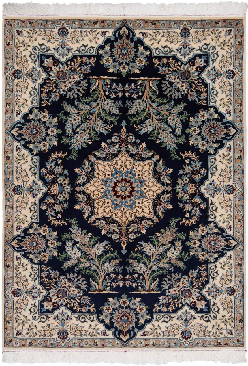 Nain 6la Alfombra Persiana | 132 x 97 cm