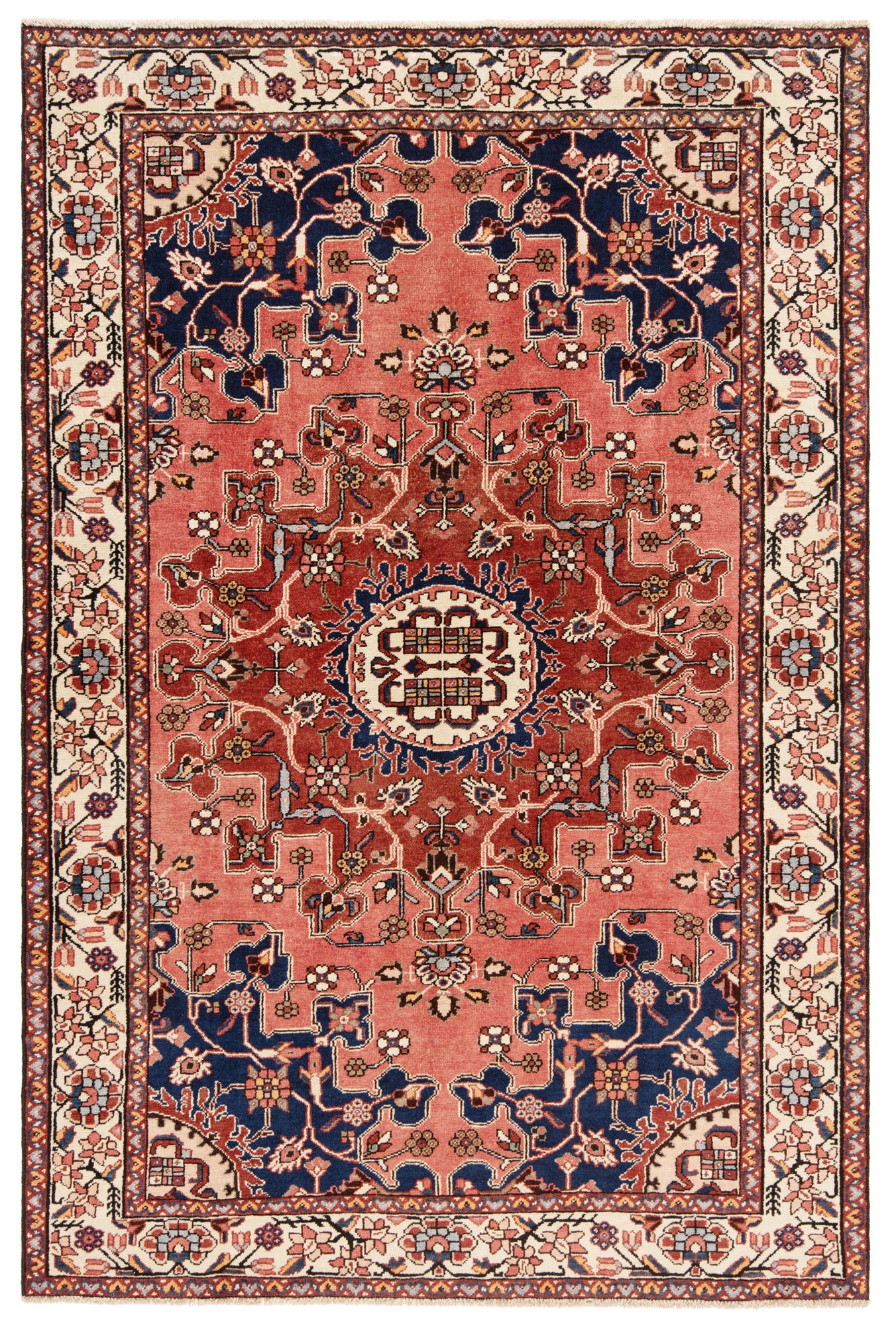 Alfombra persa Hamedan Patina | 200 x 134 cm