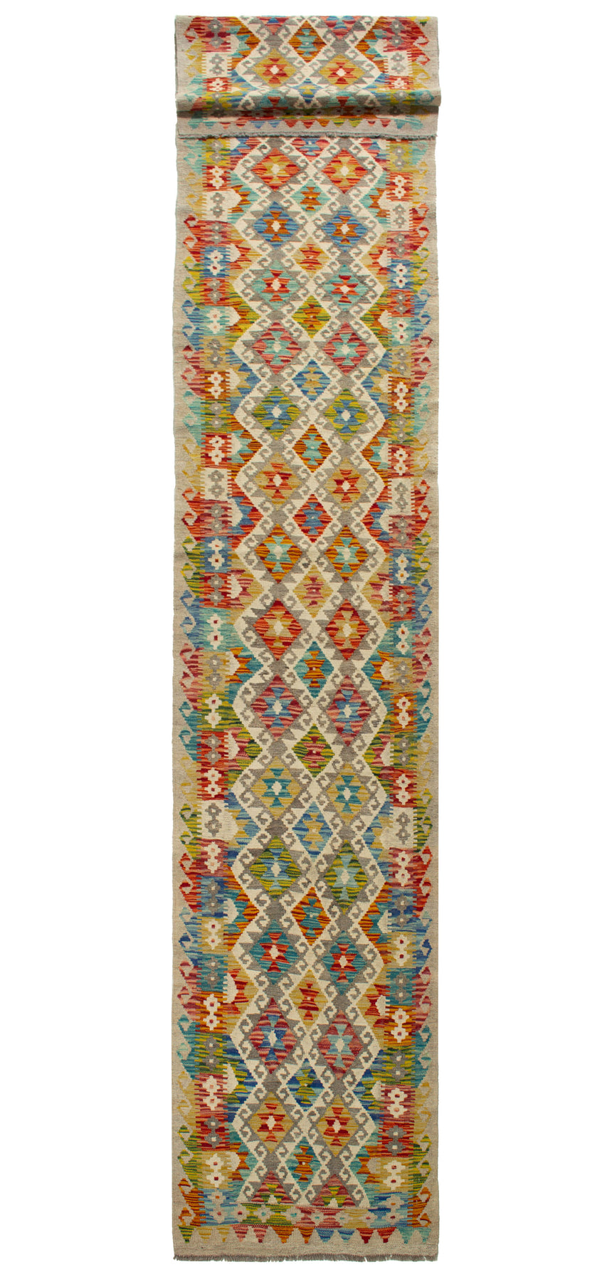 Kilim Afgano | 498 x 76 cm