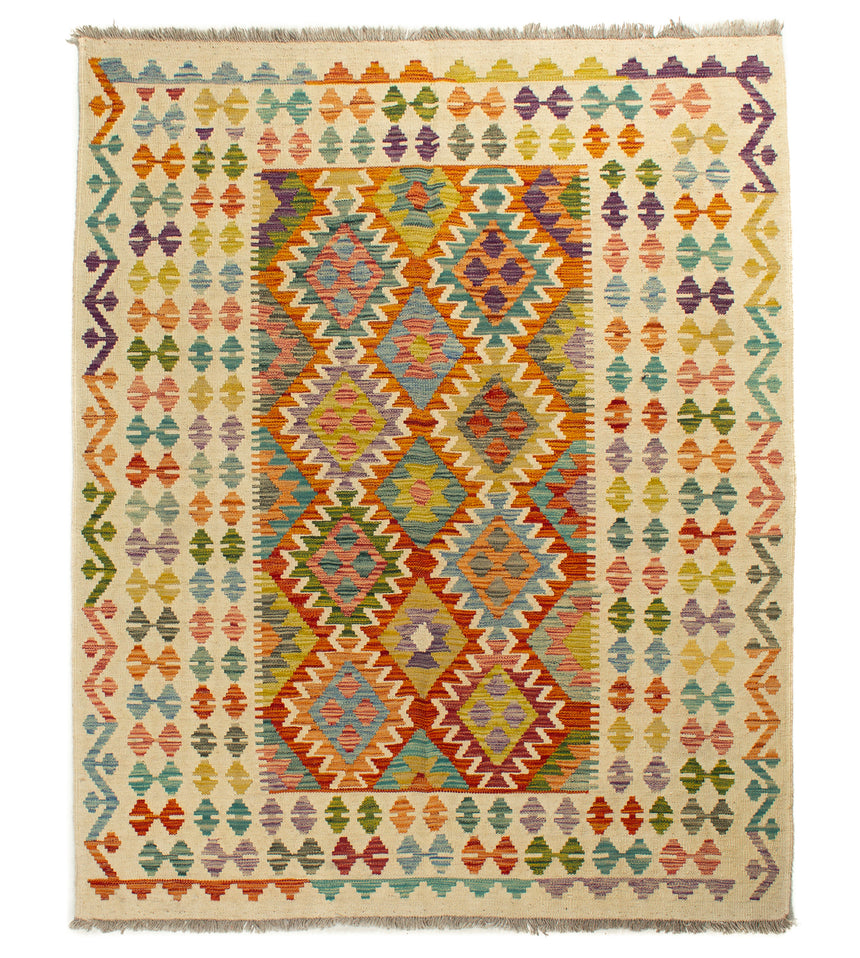 Afghan Kilim | 193 x 150 cm