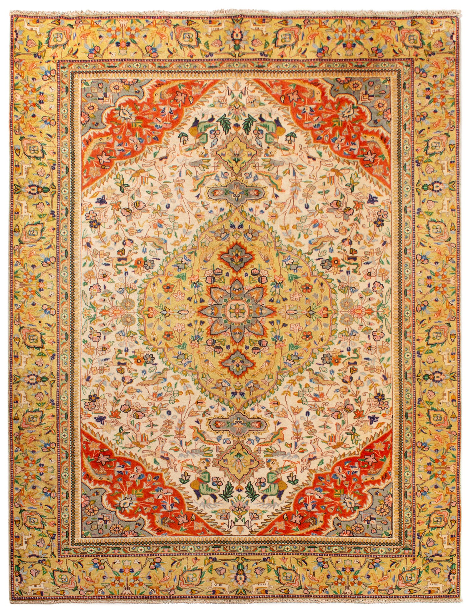 Alfombra Persa Tabriz | 272 x 191 cm