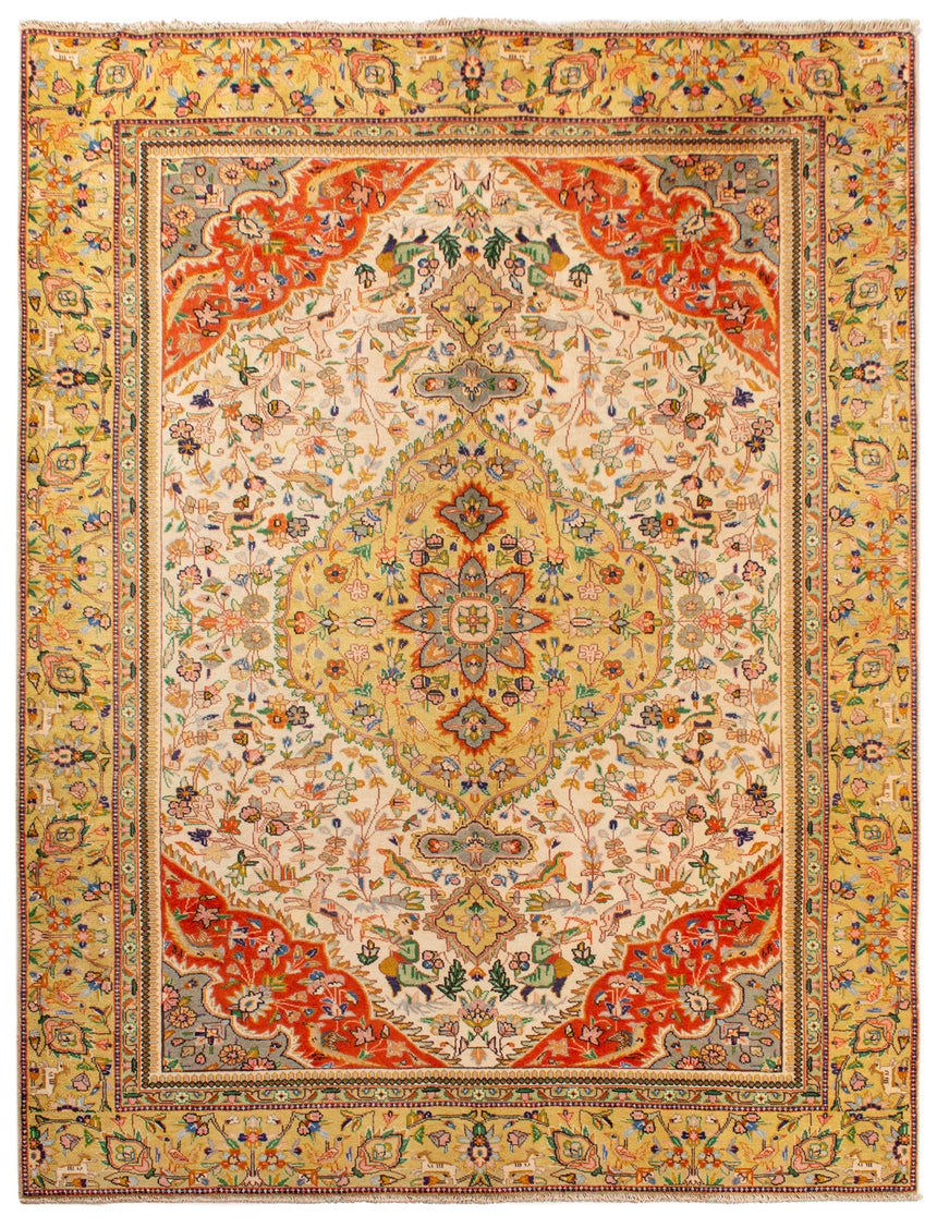 Alfombra Persa Tabriz | 272 x 191 cm