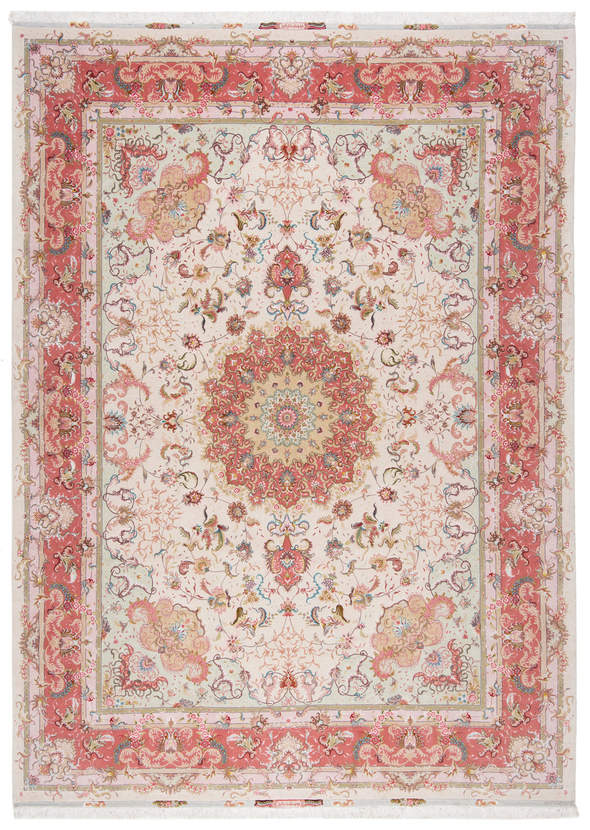 Alfombra persiana Tabriz 50Raj | 410 x 302 cm