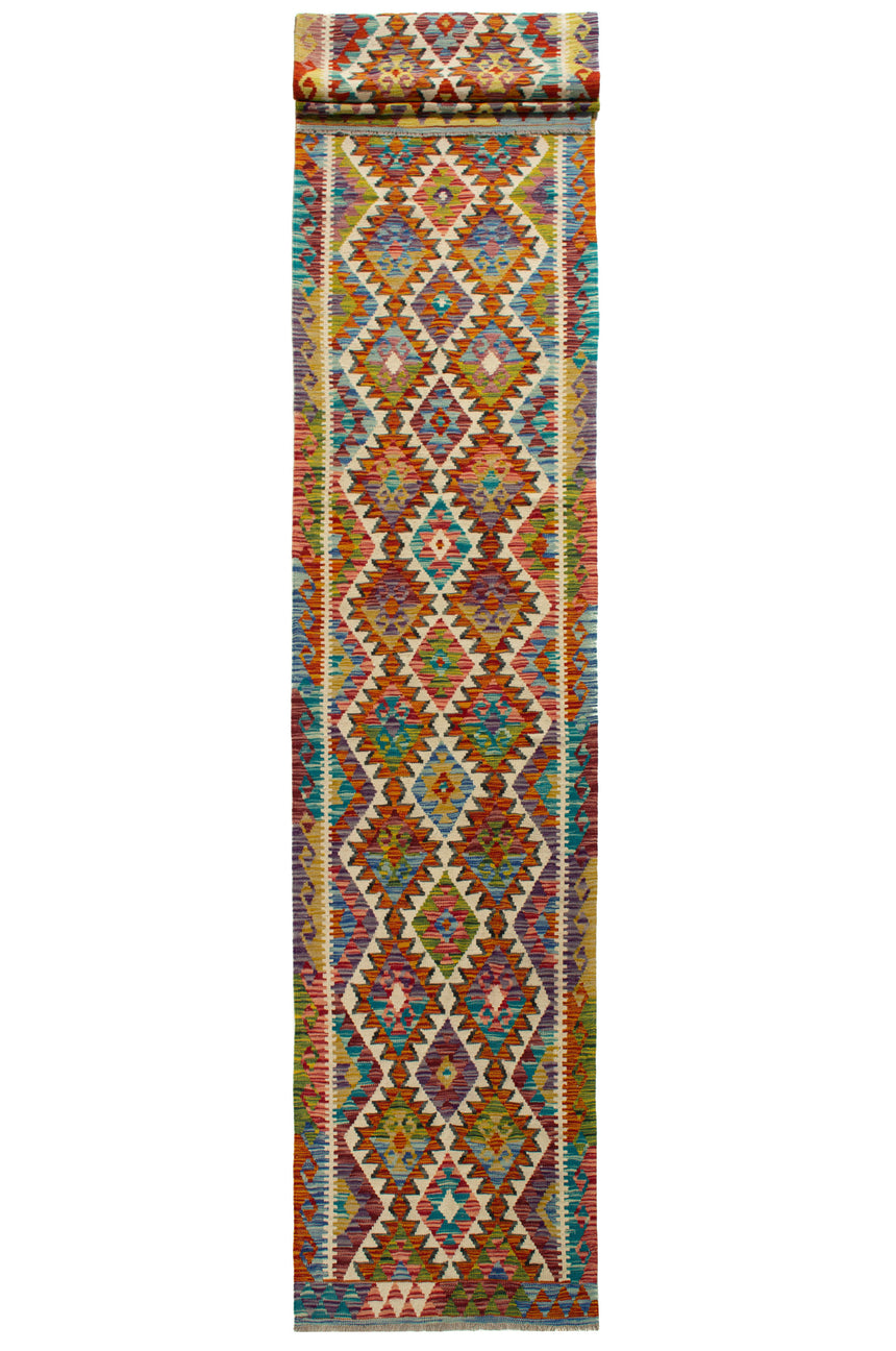 Kilim Afgano | 585 x 82 cm