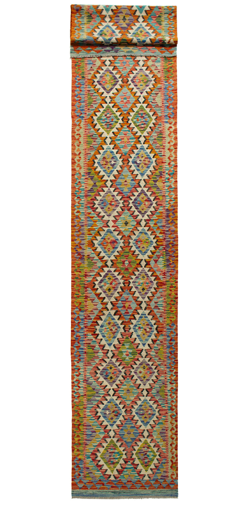 Kilim Afgano | 488 x 78 cm