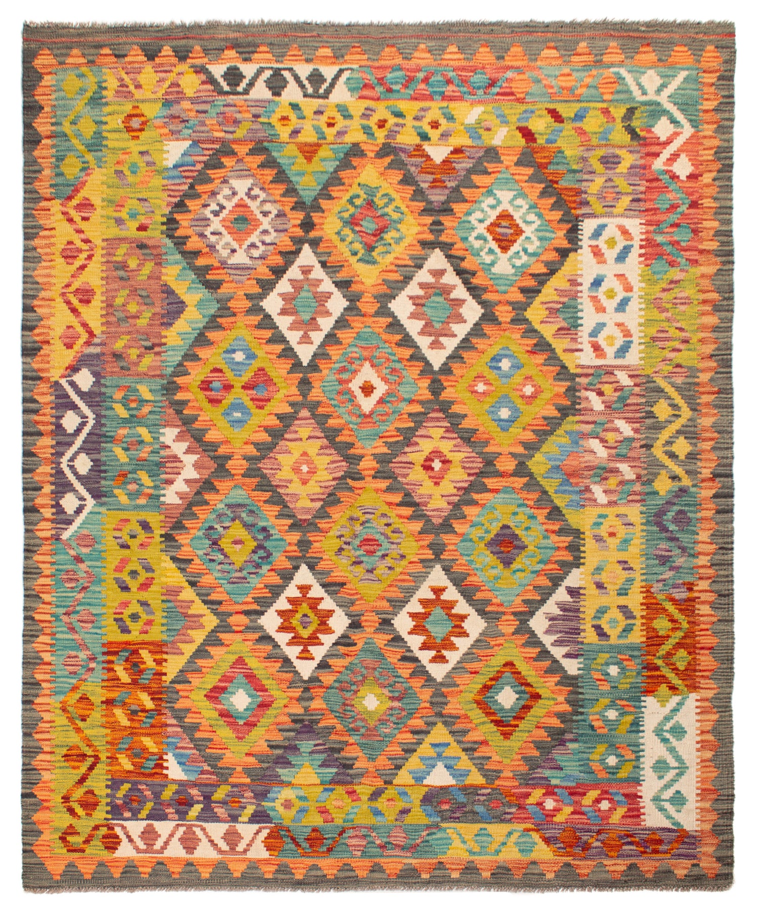 Afghan Kilim | 194 x 148 cm
