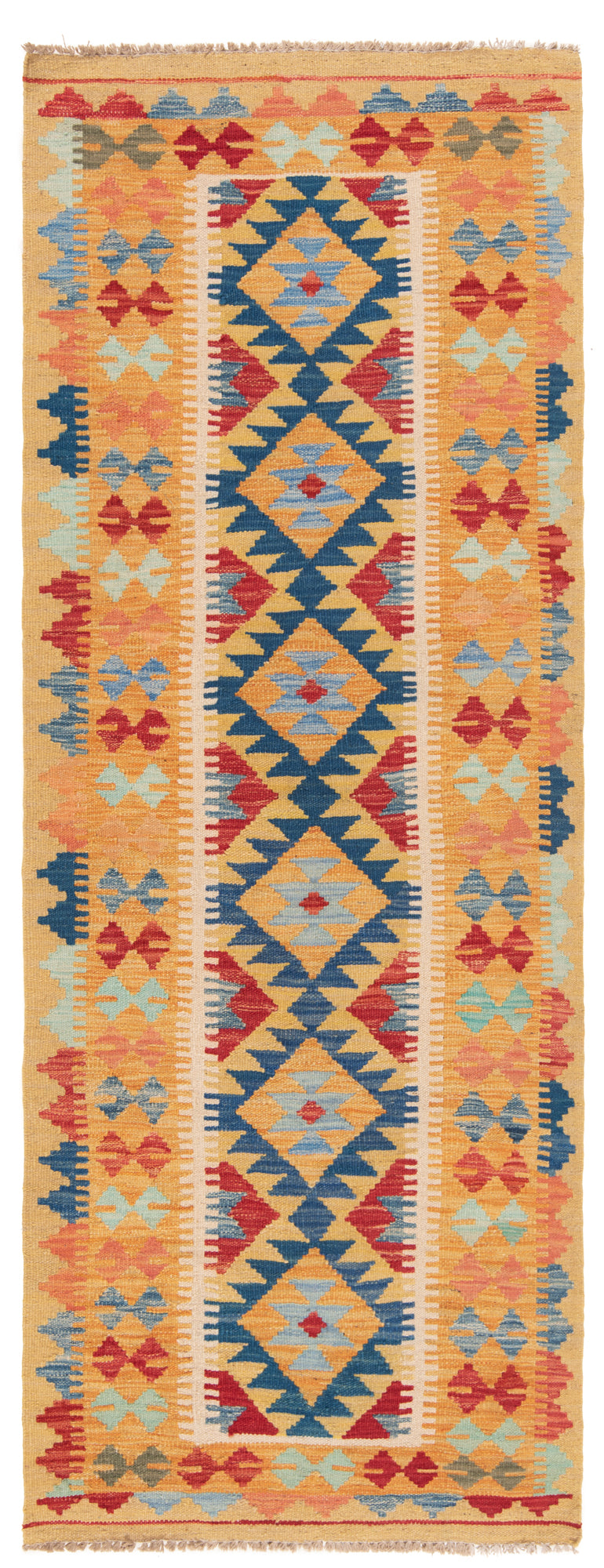 Kilim afgano | 206 x 78 cm