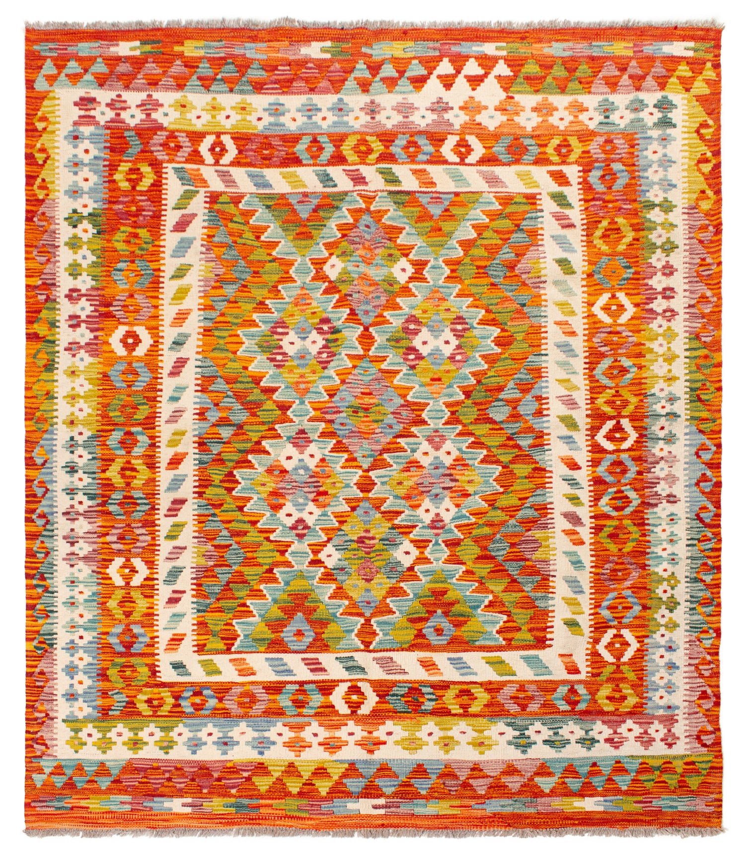 Afghan Kilim | 186 x 154 cm