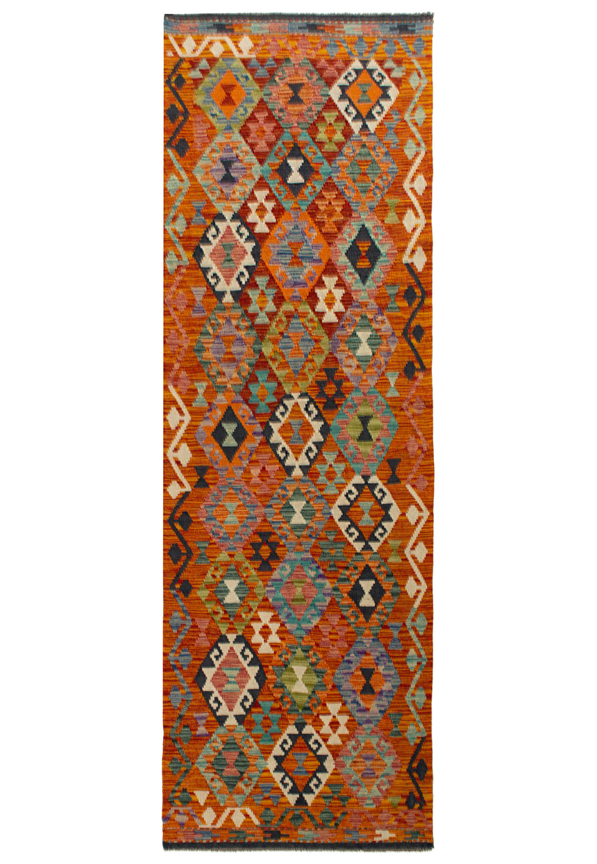 Kilim Afgano | 298 x 81 cm