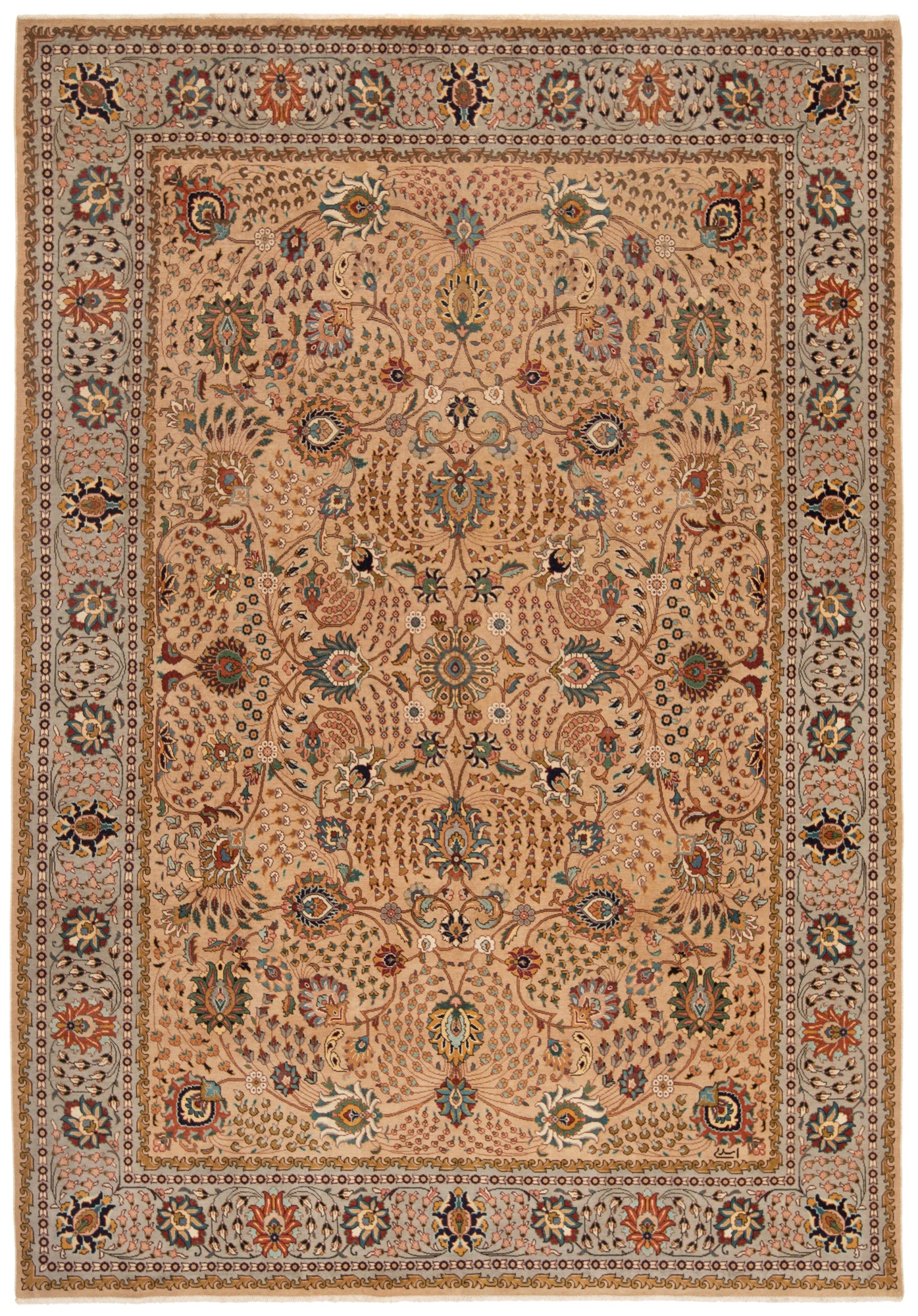 Alfombra persa Tabriz | 346 x 239 cm