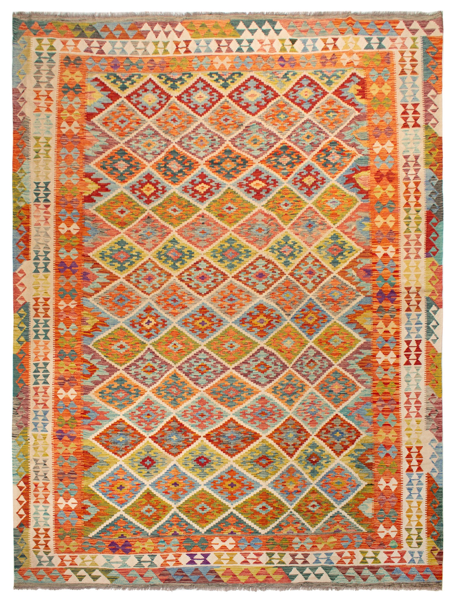 Afghan Kilim | 357 x 253 cm