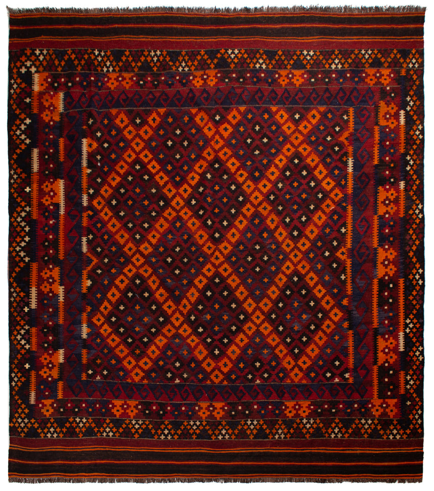 Red Afghan Kilim | 294 x 252
